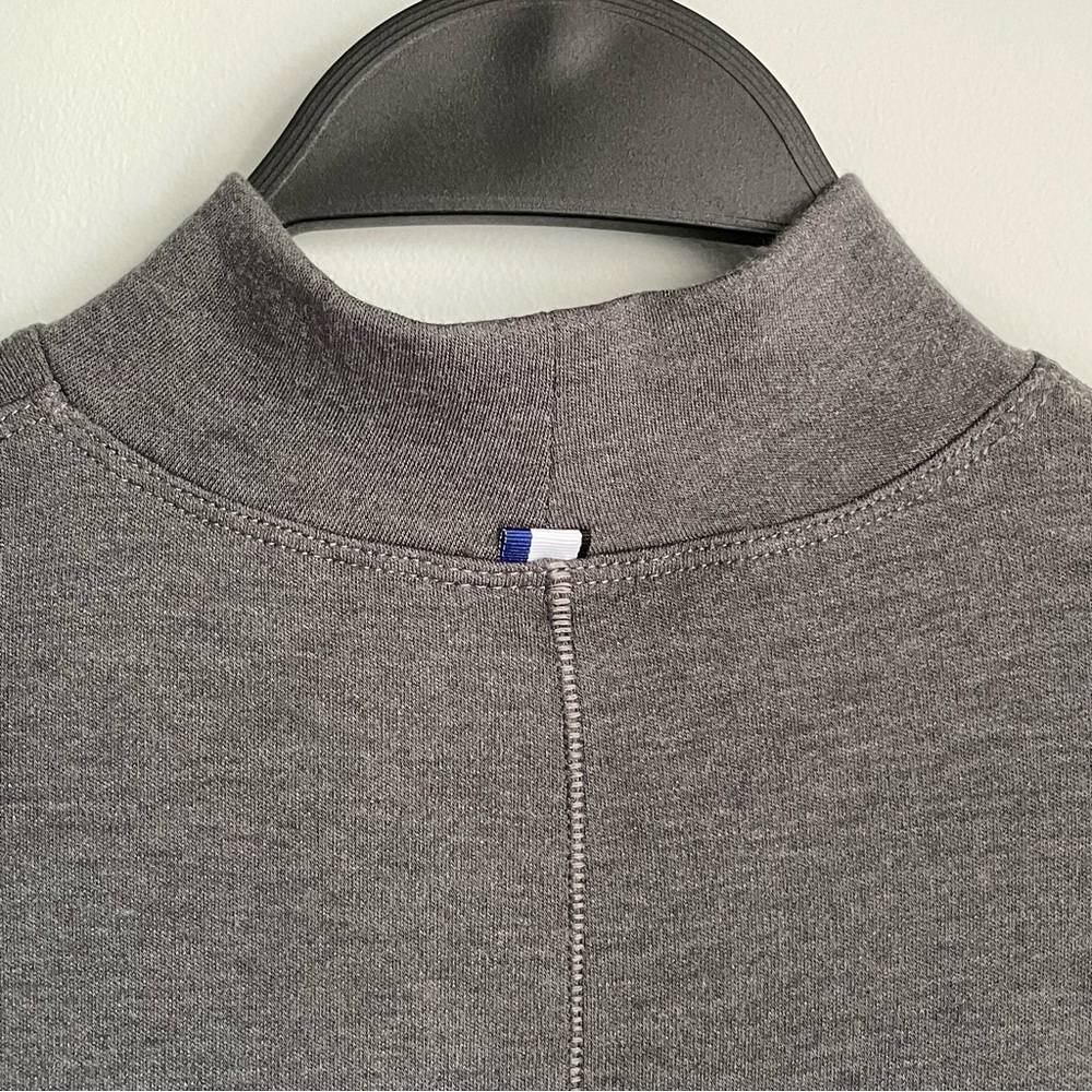 KIT AND ACE Mockneck Long Sleeve Gray Midi Dress - Picture 7 of 14